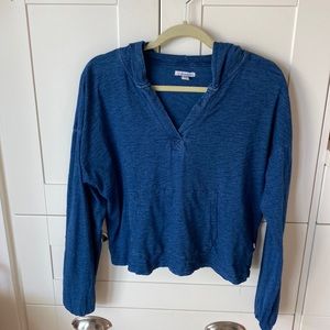 Sisstrevolution blue lightweight hoodie